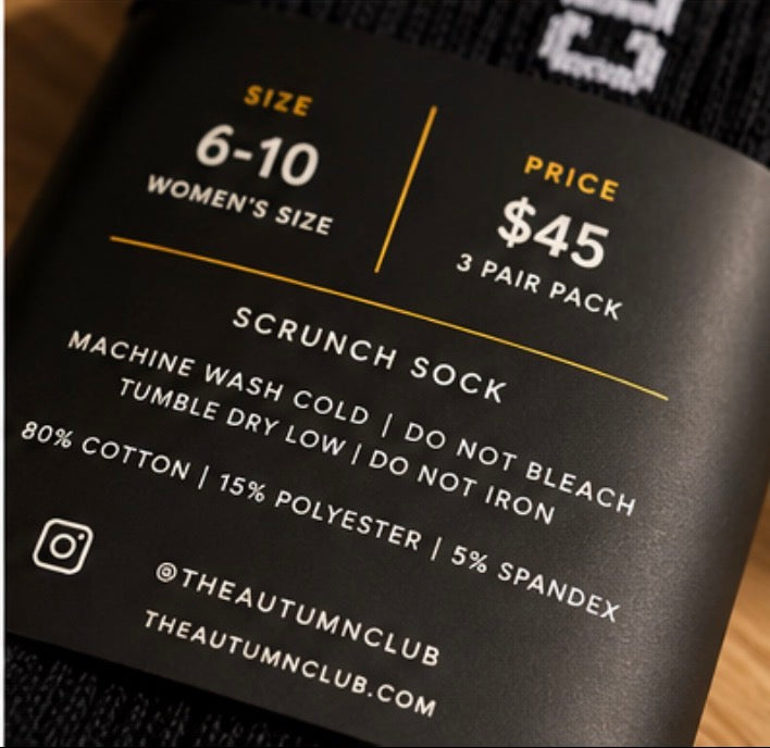 XULA Scrunch Socks | Homecoming 3-Pack