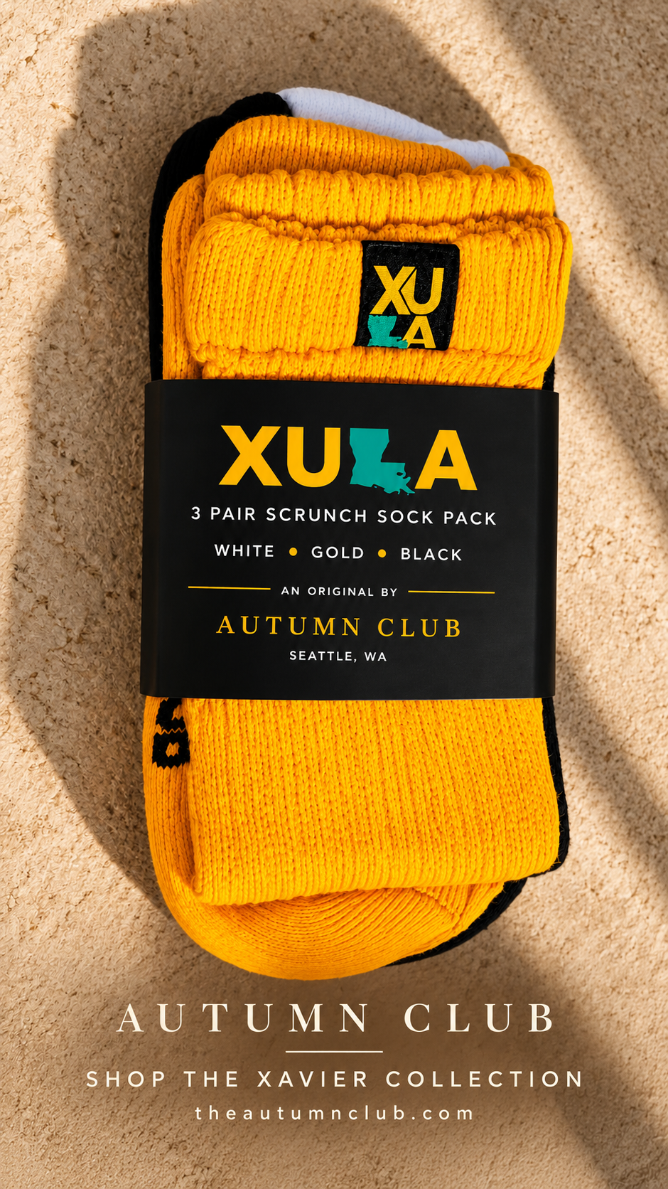 XULA Scrunch Socks | Homecoming 3-Pack