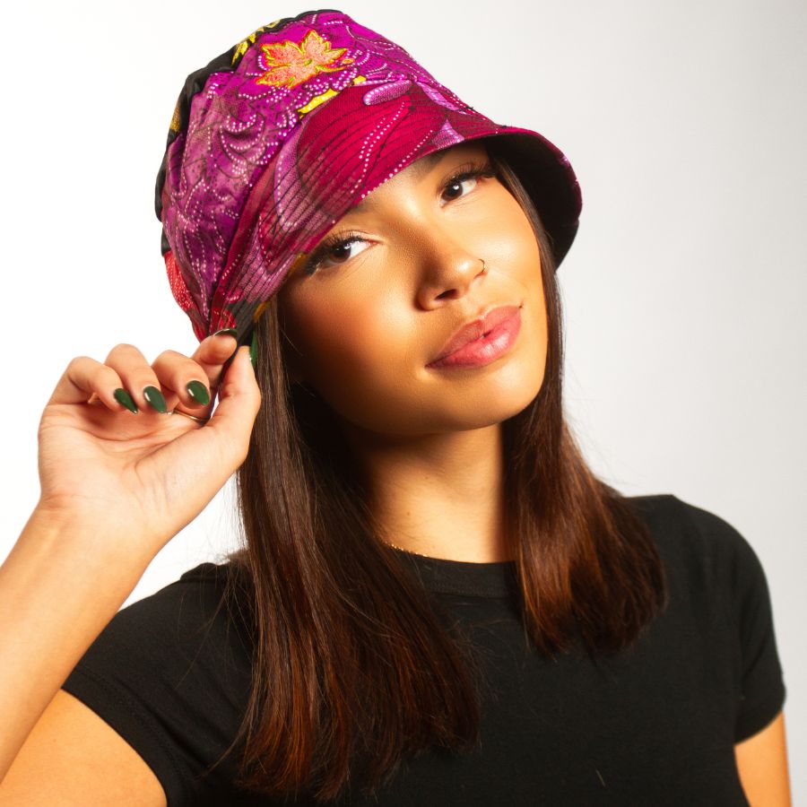 Ghanaian Neon Breeze Bucket Hat