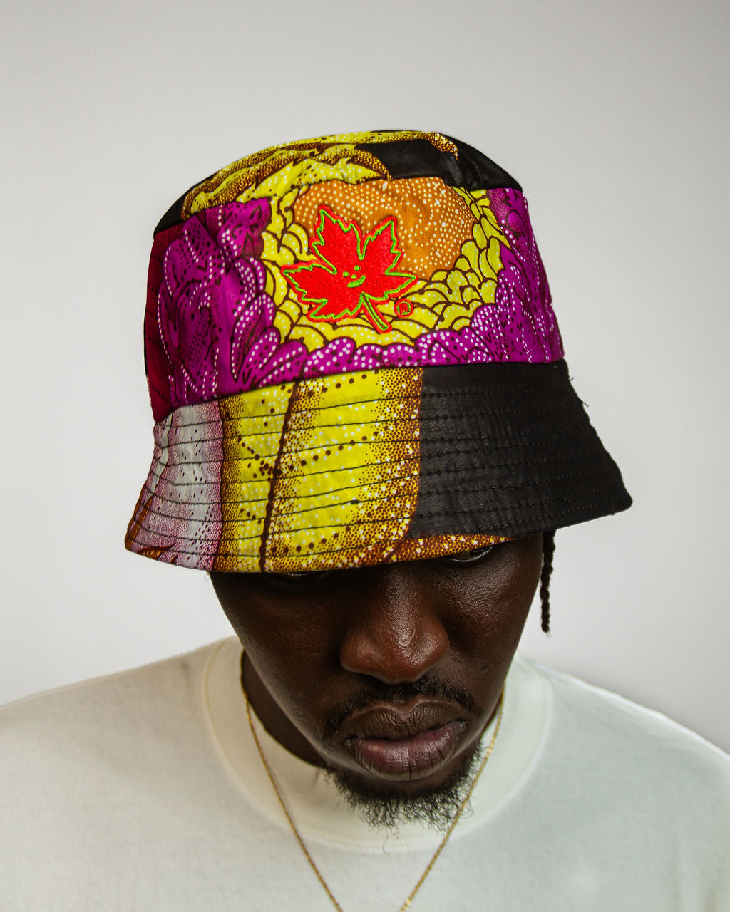 Ghanaian Neon Breeze Bucket Hat