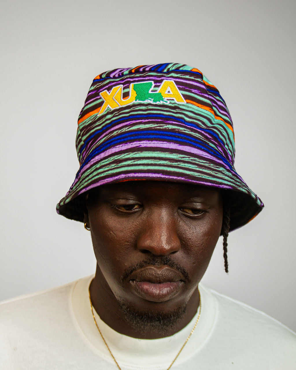 Ghanaian Neon Breeze Bucket Hat