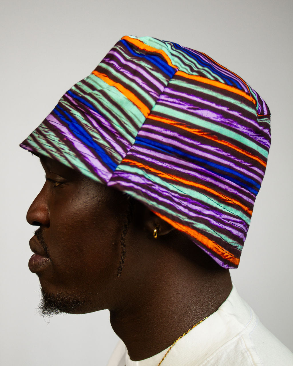 Ghanaian Neon Breeze Bucket Hat