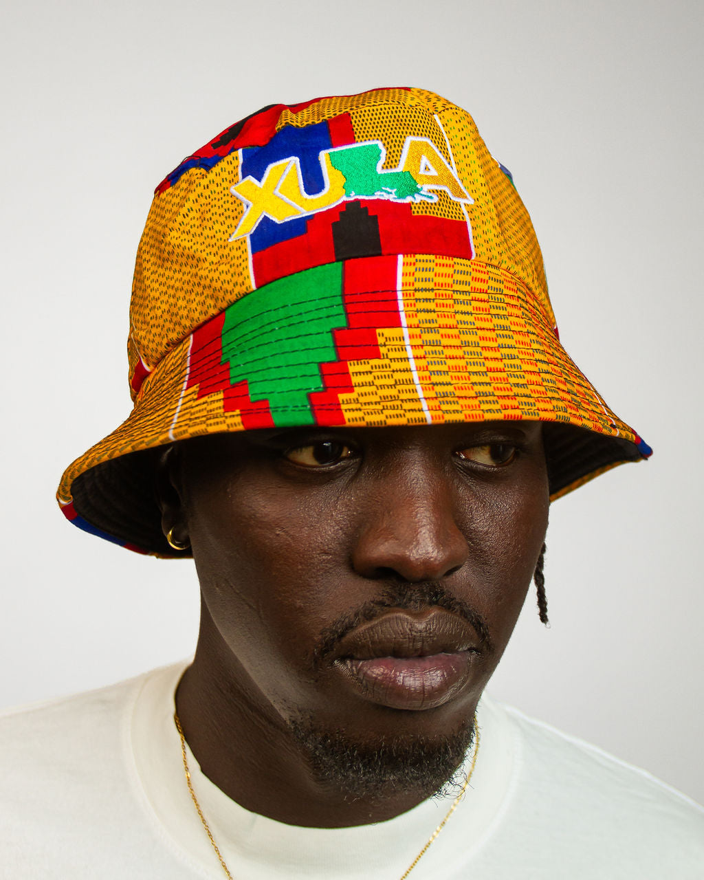 Ghanaian Neon Breeze Bucket Hat